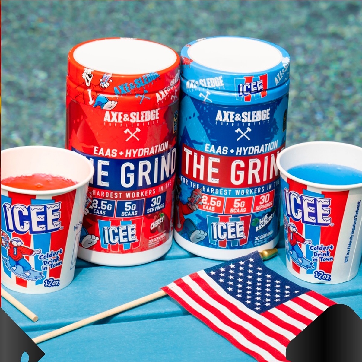 Axe & Sledge The Grind ICEE collab — product photography by Thiago Gomes