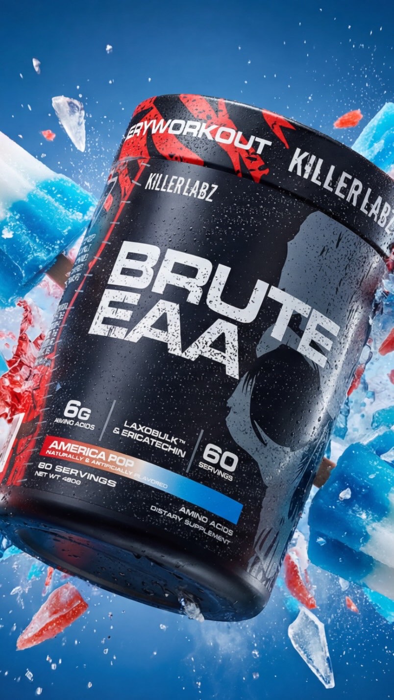 Killer Labz Brute EAA America Pop — 3D product visual by Thiago Gomes