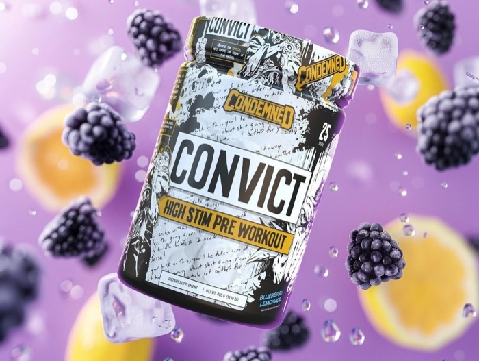 Condemned Convict product photography with blueberry lemonade art direction by Thiago Gomes
