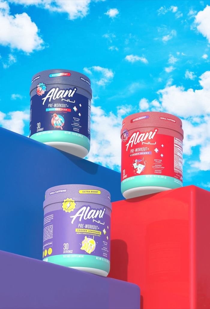 Alani Nu pre-workout product photography by Thiago Gomes