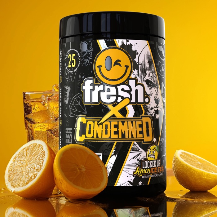 Fresh and Condemned product photography with lemon art direction by Thiago Gomes